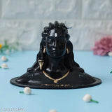 Multi-colored plastic meditating Buddha statue from Sharma International, perfect for home decor