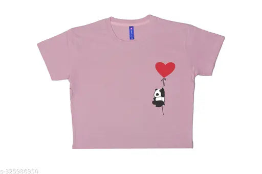 Cotton crop top t-shirts, printed net pattern, short sleeves, sizes S-XXL