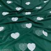 Embroidered Georgette saree in free size, single piece from India