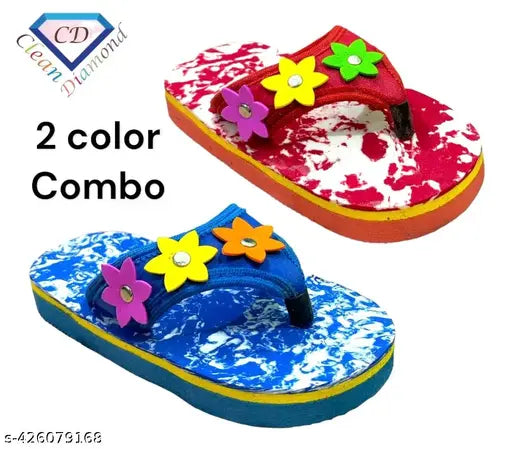 Printed net EVA slippers for kids (12-18 months, 18-24 months, etc.), made in India
