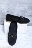 Suede ballerinas, solid color Moonwalk Stylish Bellies for women, Indian origin