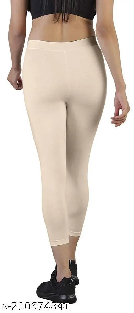 Trendy solid cotton jeans for women, available in sizes 26-36 (waist 20in, length 22in), origin India