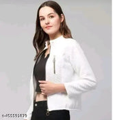 Fleece checked-net 220 Barfi jacket for women, three-quarter sleeves, size S-XL, India origin