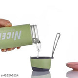 Yellow glass leak-proof fancy water bottle, pack of 1, BIS/ISI certified, ideal for everyday use