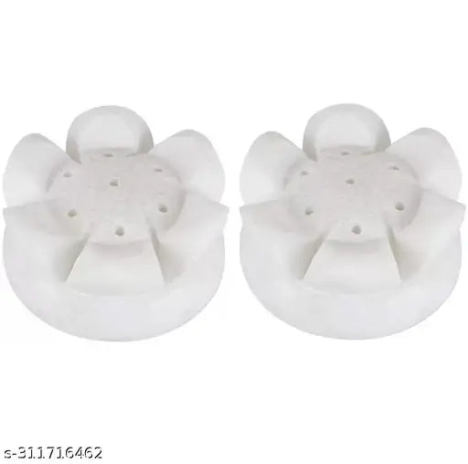 Marble handcrafted incense holder set, 2 pieces, Indian origin, 5x4x4cm
