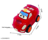 Mini cartoon car pull-back racing toy, convertible robot friction car, polyester, kids' playtime favorite, 0.5cm x 1cm x 1.5cm