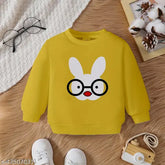 Cotton blend kids sweatshirt combo for both boys and girls, eco-friendly printed design, super soft and breathable