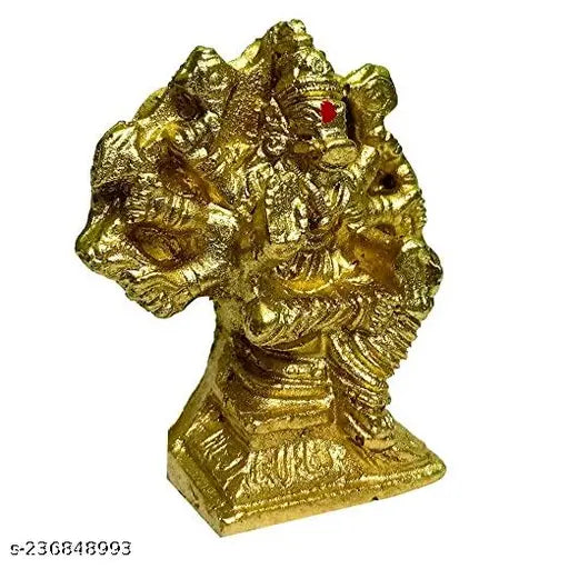 Lightweight synthetic resin Varaha Avatar Varahi Amman Idol, intricately crafted Indian God sculpture, 6cm x 6.5cm x 2.5cm, elevates home and business with spiritual richness