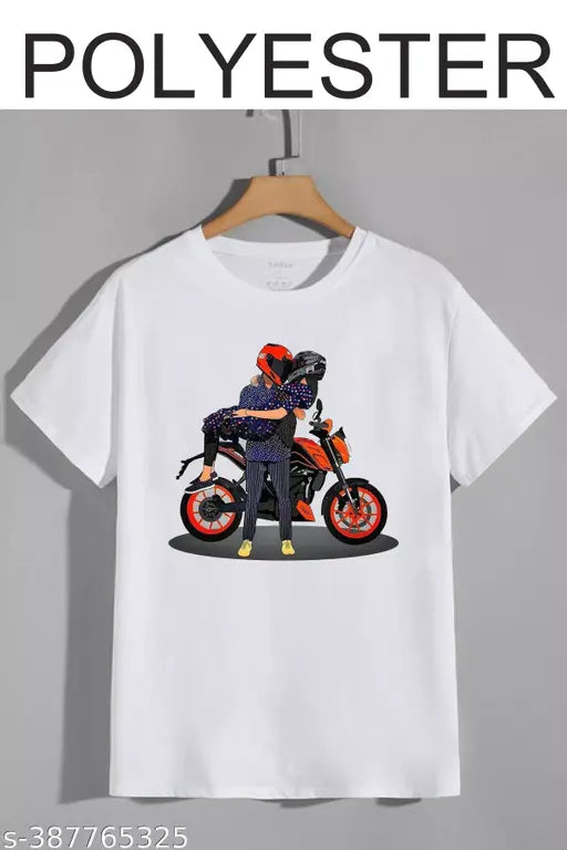 Printed polyester short-sleeved WP KTM Rider jersey for motorsport, India origin