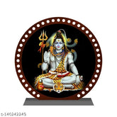 Multi-colored acrylic Shiv idol for car dashboard or home decor, ideal spiritual gift item with divine look and attractive design