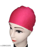 Soft cotton canvas Under Hijab Cap (Set of 8), solid colored headwrap for Muslim women, worn under the scarf