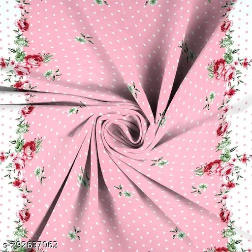 Elastic fitted cotton double bedsheet with floral pattern & 2 pillow covers, soft, breathable, and machine washable - HOMFLY adult summer set