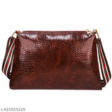 Black zigzag printed waterproof crossbody sling bag, synthetic material, 2 compartments, free size