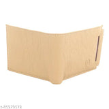 Stylish faux leather wallet with detachable card slot and coin pocket, textured design for modern men's accessory