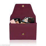 Handcrafted Indian faux leather sling bag, 3 compartments, water-resistant, adjustable strap, vegan & PETA approved