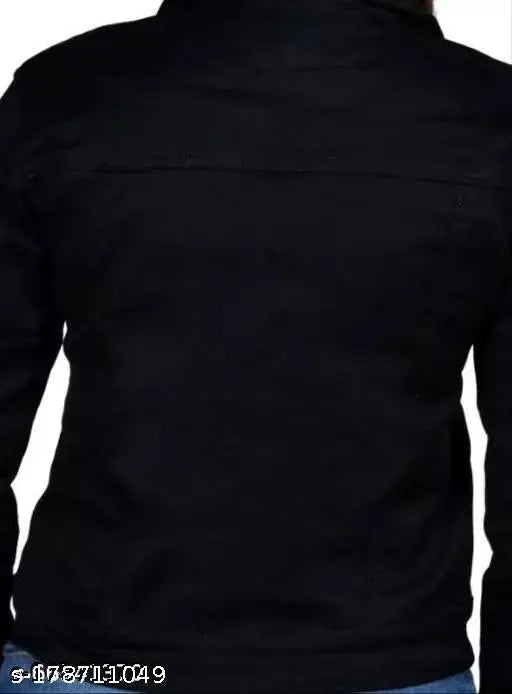 VKREATION long-sleeve dyed/washed denim jacket for girls, size 10-16 years, Indian origin