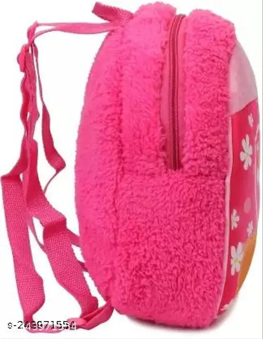 Multicolor synthetic net Pitara Tweety Plush Bag (12 inches), soft and cuddly kids' bag
