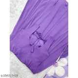 Lavender Georgette Anarkali with Dupatta Set, ready-to-wear party wear dress in India