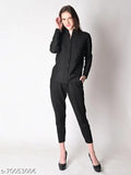 Acrylic women's top & bottom set in M size, long sleeves. Soft, stylish, comfortable winter wear for leisure, sport, or travel
