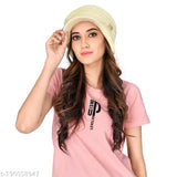 Woolen fur winter cap set (1N), stylish with D diamond embellishments, trendy and elegant, Sarvagny Clothing from India