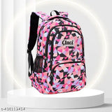Multicolor printed canvas waterproof backpack, large capacity with 4 compartments. Perfect for kids' commercial, travel, and fashion needs. Suitable for boys and girls