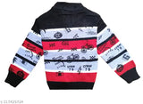 Multicolor woolen winter sweater for kids, soft and cozy premium fabric with printed patterns