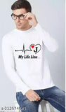 LTF Full sleeve round neck graphic printed micro-polyester men's t-shirt in XL and XXL, comfortable casual wear with long sleeves, Indian origin