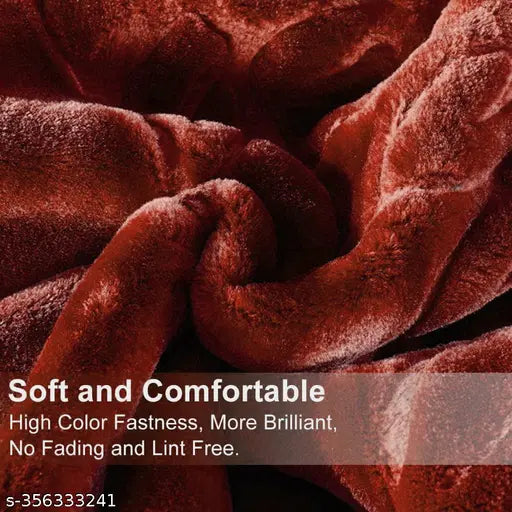 Soft acrylic single bed comforter, Rajai design, plush and warm for winter use