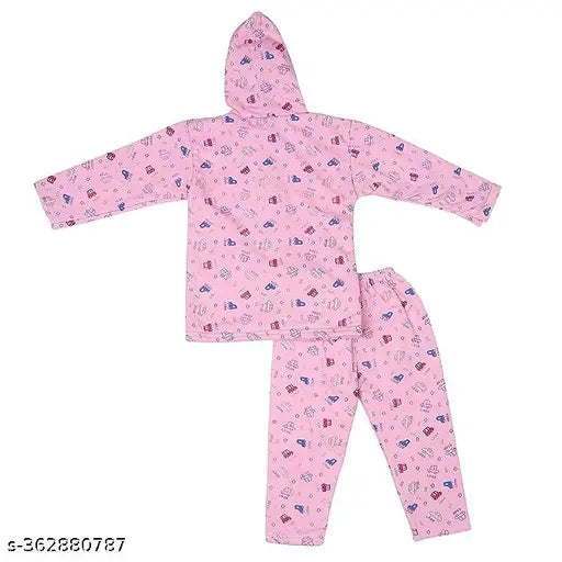 New baby woolen full sleeve sweatshirt & pant set in winter prints - India, comfortable clothing for 0-12 months