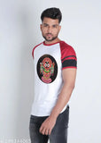 Jagannath Vishnu polycotton short sleeve printed round neck tee, refreshing Indian clothing accessory