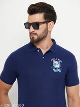 Men's cotton blend golf t-shirt, short sleeves, printed logo on chest, M-XXXL sizes
