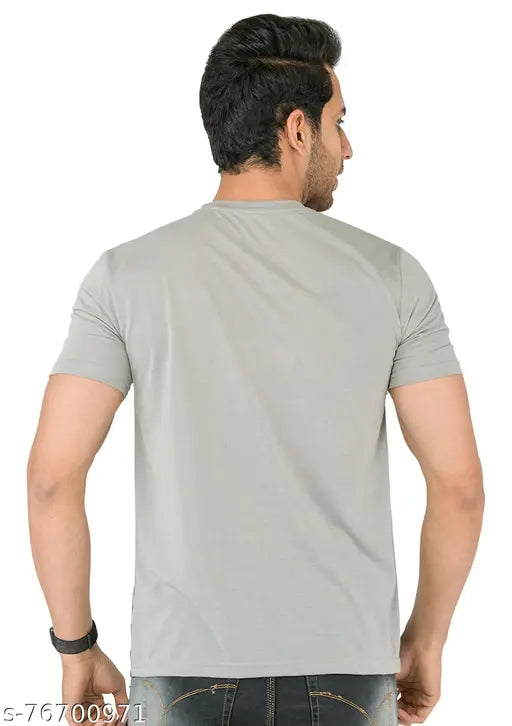 Men's plus size polyester t-shirt by SHAUN, printed design, short sleeves, 7XL (Chest 52in, Length 34.5in), casual wear