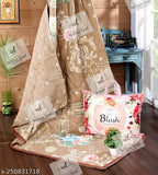 Brown cotton double AC comforter for a cozy bedroom