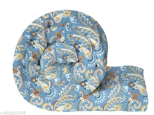 Grey hypoallergenic microfiber AC comforter for winter king size double bed (230x250 cm), skin friendly & washable