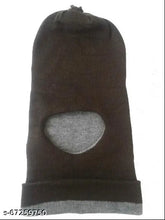 Woolen Reversible Monkey Cap (Pack of 1) - Unisex, durable, adjustable winter cap with face cover, ideal for men and boys. Made in India