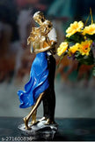 Romantic couple showpiece (15.5 inches), polyresin figurines in multicolor. Elegant decor piece for home or workspace by NIHARIKA CREATIONS, perfect romantic gift