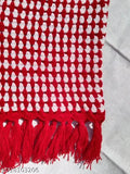 Handmade knitted wool poncho for baby girl, self-design with long sleeves. Warm and stylish winter wear for newborn to 18 months. Made in India (0-6M, 3-6M, 6-12M, 12-18M), approx 200g weight
