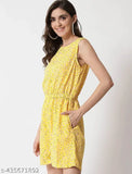 Urbane latest women's crepe sleeveless jumpsuit, solid net - XS, S, M, L for fashion-forward outfits