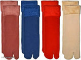 Wool snow velvet touch multicolor socks, trendy winter footwear, soft and sweat-free, one size fits all women