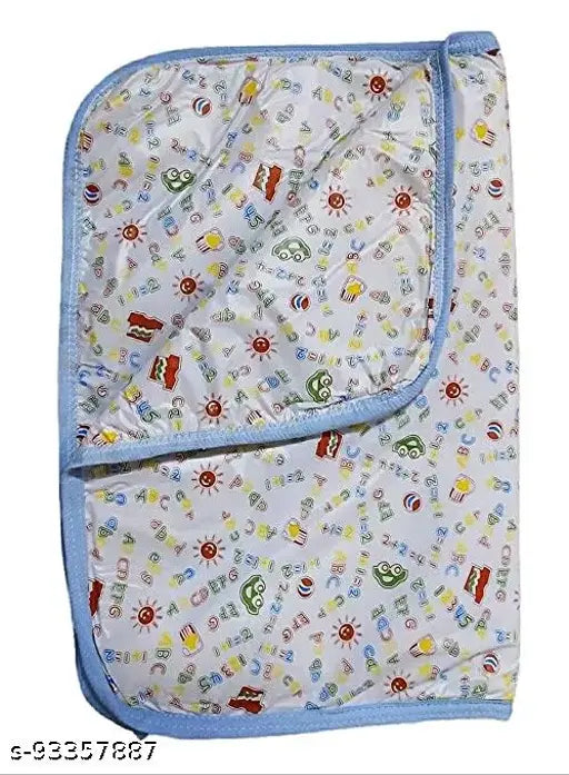 Waterproof cotton abstract net baby bed protector for diaper changes and playtime, waterproof plastic sheet for newborn care products