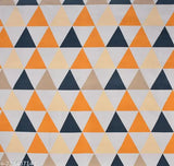 Lopunny Super King Size Cotton Bedsheet with Geometric Print & Pillow Covers (108 x 108 inches / 275 x 275 cm), ideal for summer use, easy maintenance