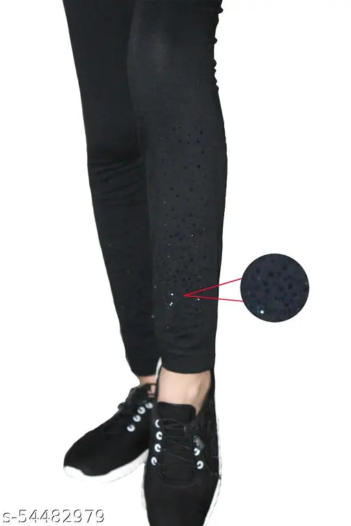 Solid Lycra Vormor jeggings for women - stylish hand washable pants in sizes 28 and 34 (made in India)