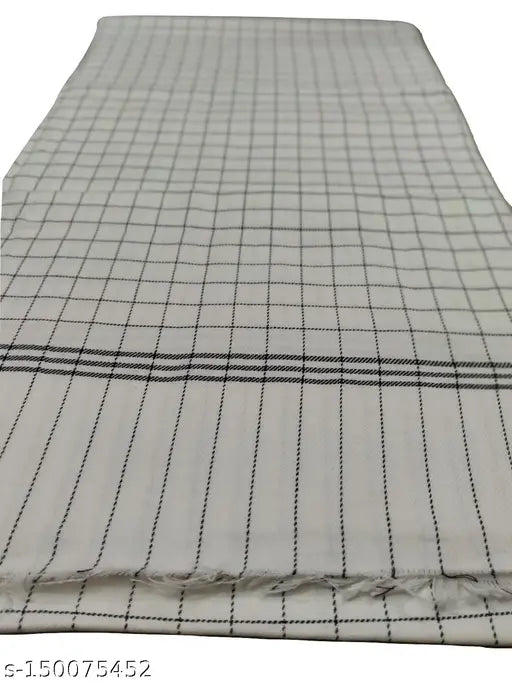 Premium white king-size Bhagalpuri cotton comforter, luxury bedding from India