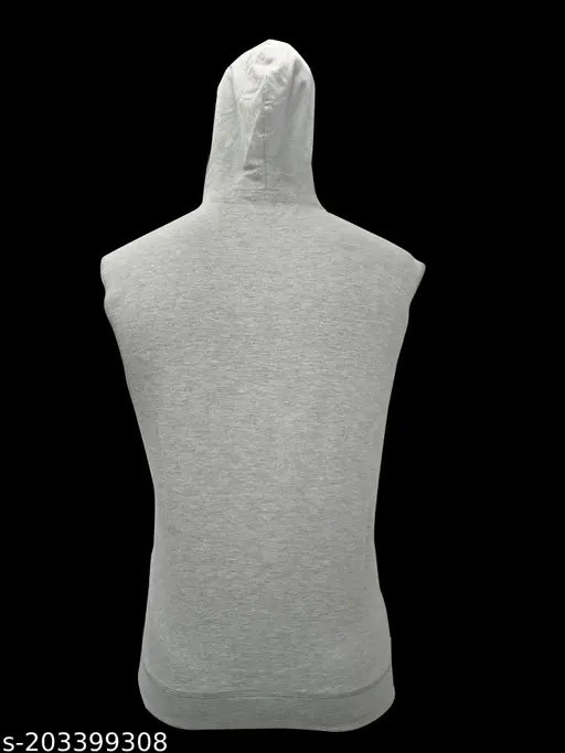 Men's cotton sleeveless boxing hoodies & t-shirt, printed with athletic design