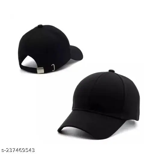 Cotton baseball cap and slim gloves set, solid-colored for men & women, sporty accessory pair on display