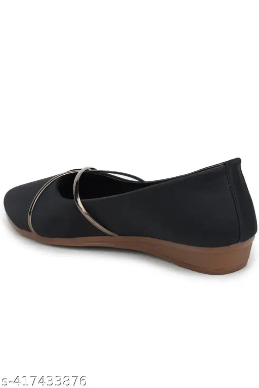 Synthetic slip-on ballet flats by BellaQueen, women's fashionable footwear in Indian sizes 4-8