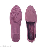 Synthetic slip-on ballerinas, stylish trendy for girls, made in India