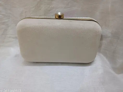 Fabric embroidered net, fashionable ladies free-size clutch purse, exclusive Indian accessory