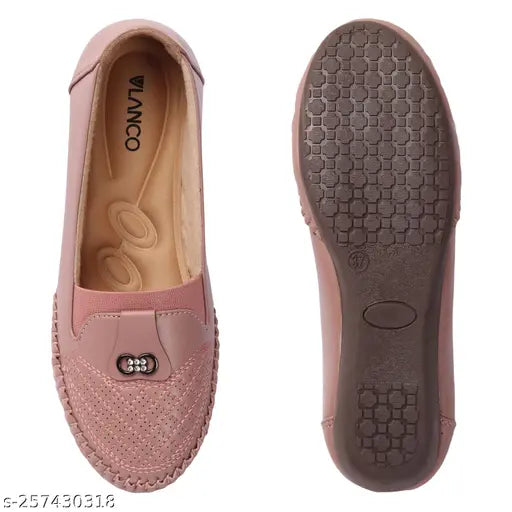 Synthetic leather loafers, attractive ethnic bellies by VLANCO for women and girls, Indian fashion trend