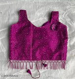 Kids silk semi-stitched net lehenga set with sleeveless blouse and checkered pattern, free size for 8-11 year olds (Indian traditional outfit on mannequin)